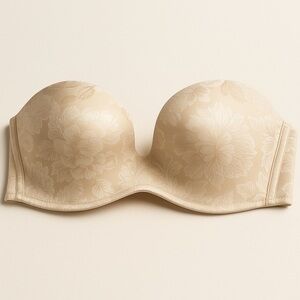 Elegant Beige Strapless Bra NWT